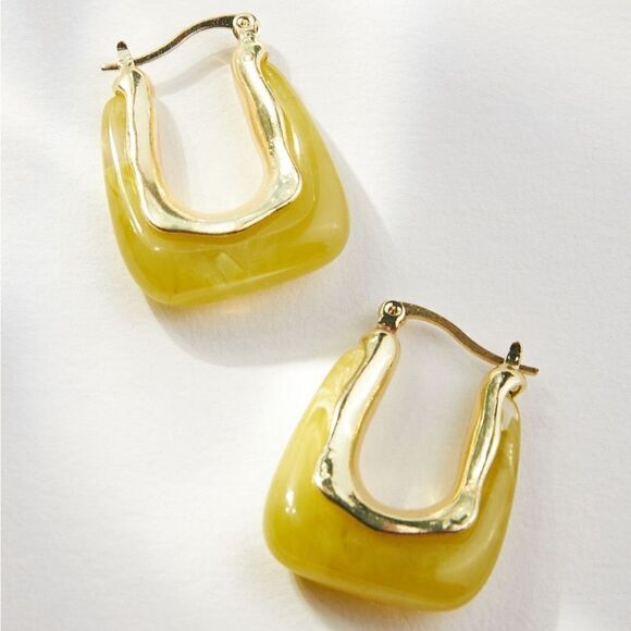 GreenāhoopāearringsāA262 - Picture 1 of 5